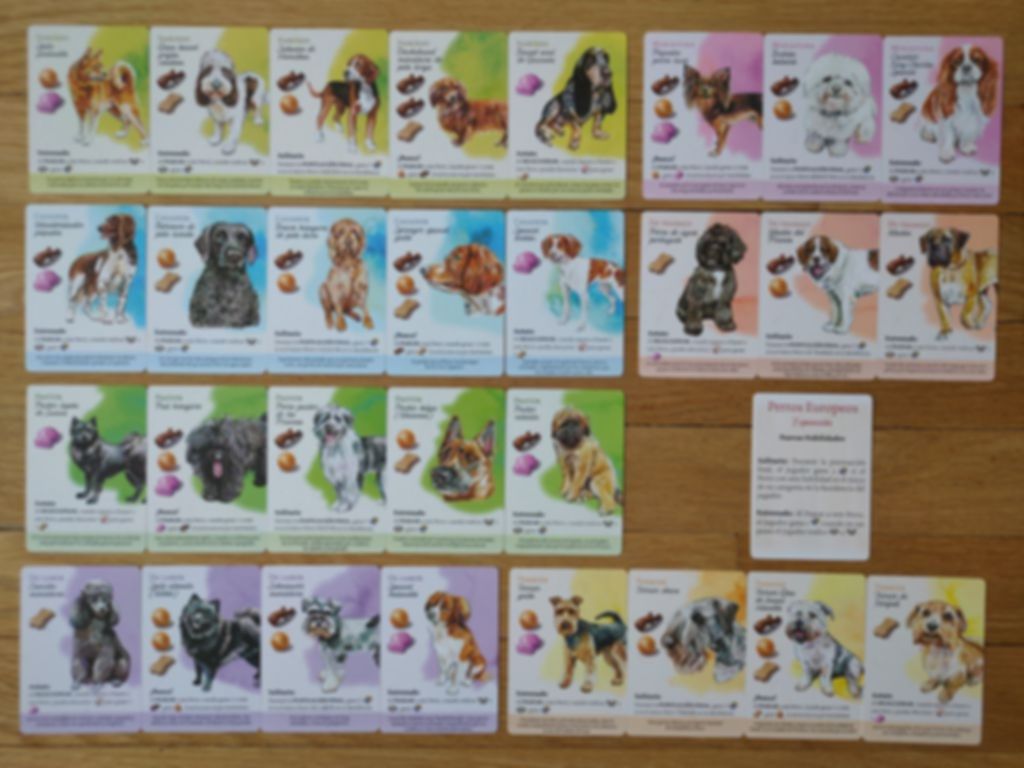 Dog Park: Perros Europeos Expansión cartas