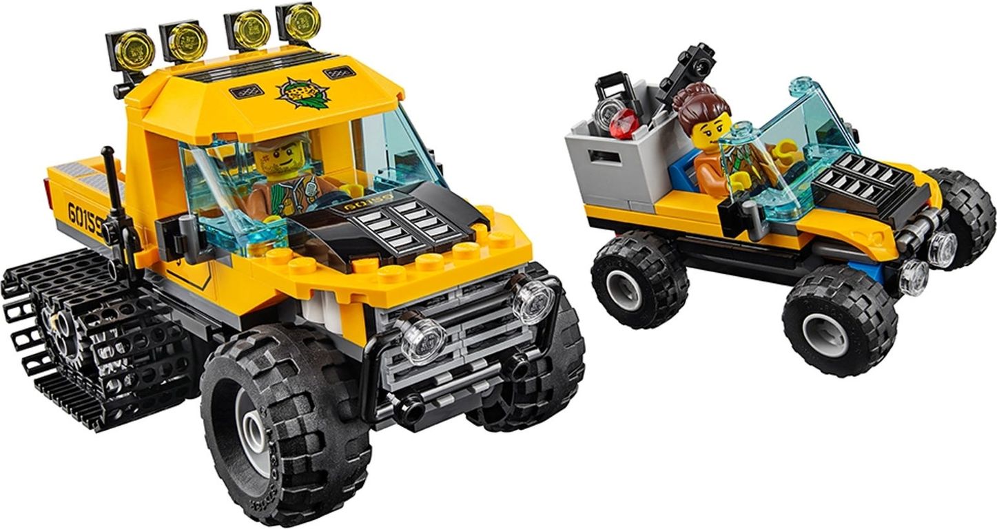 LEGO® City Mission mit dem Dschungel-Halbkettenfahrzeug komponenten