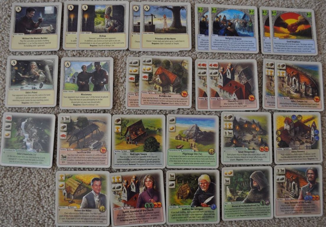 The Rivals for Catan: Age of Darkness cards
