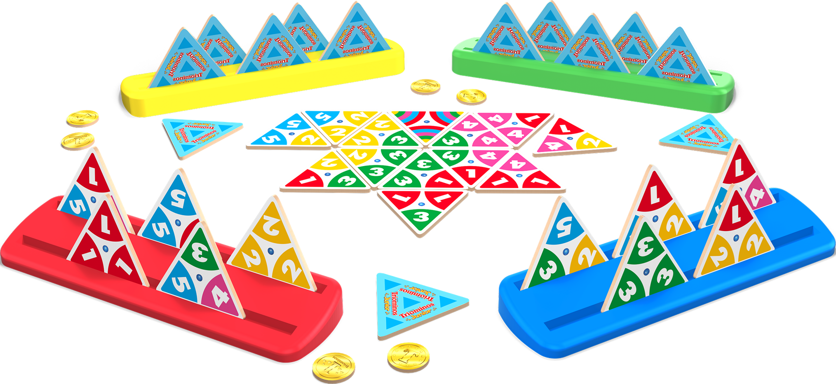 Triominos Junior componenti