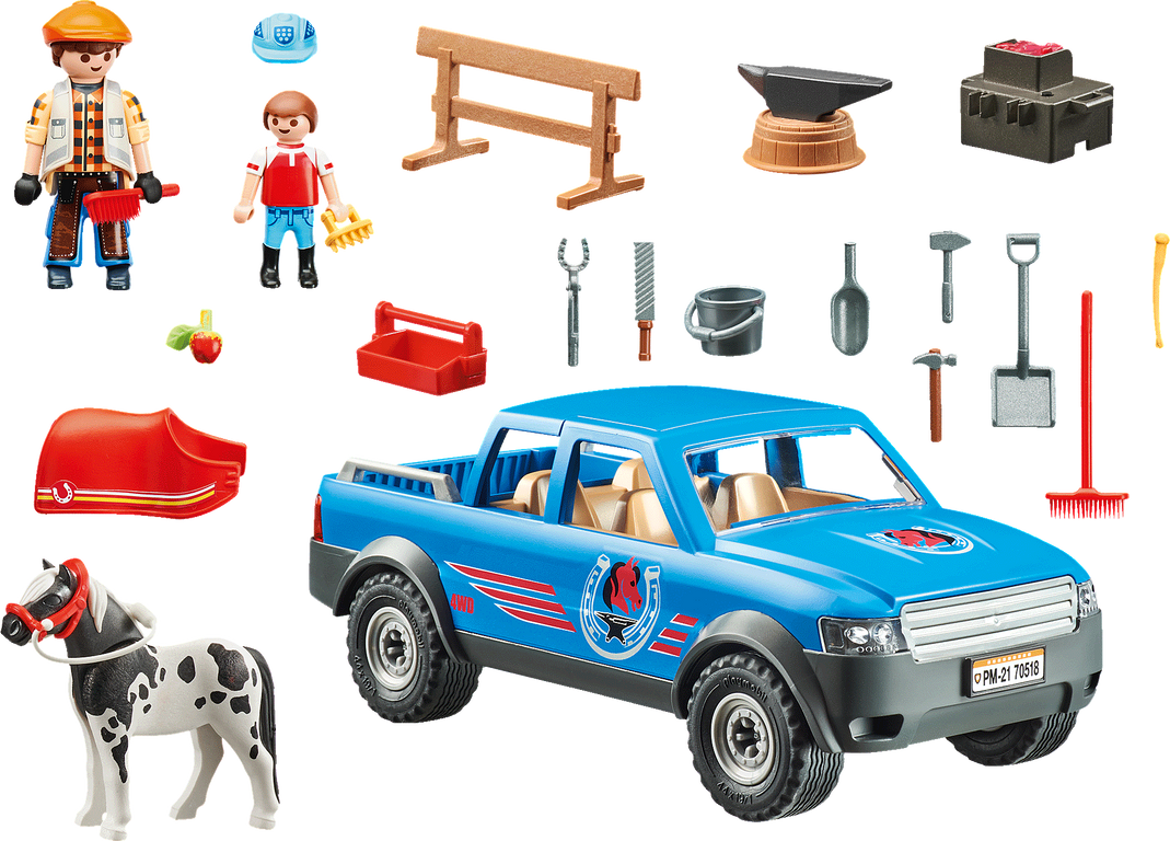 Playmobil® Country Mobile Farrier components