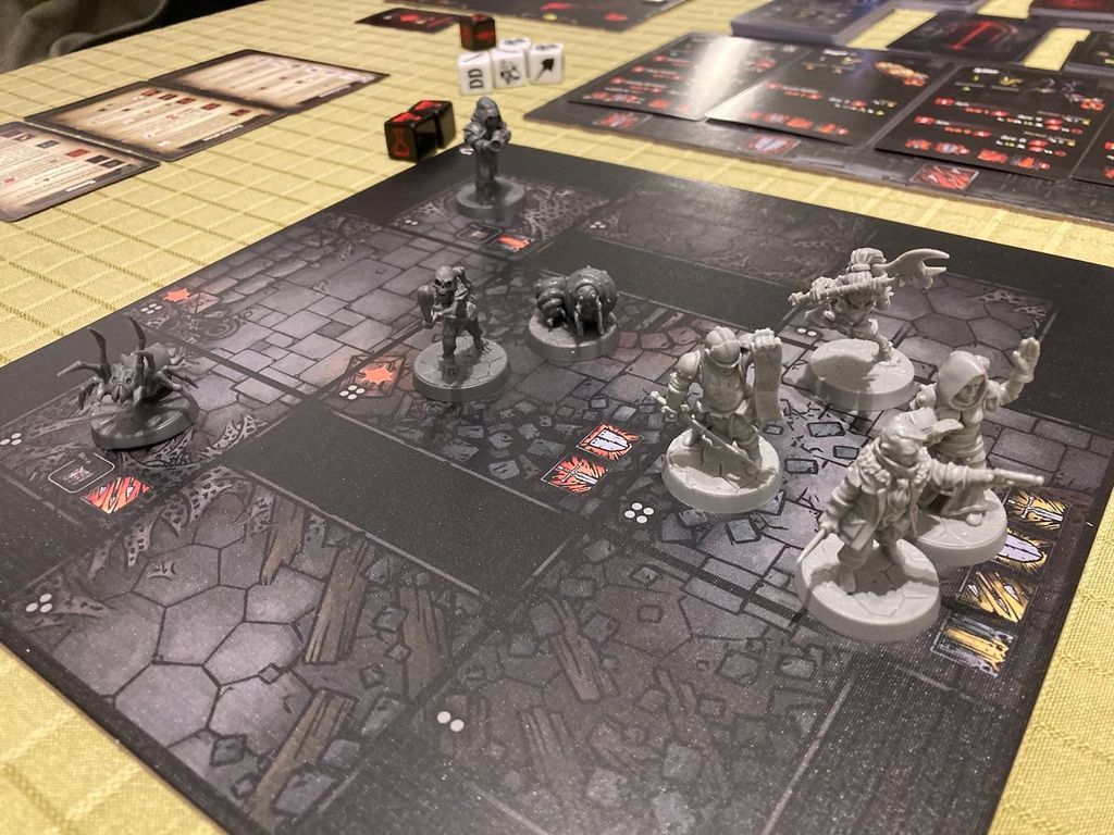 Darkest Dungeon: The Board Game miniatures
