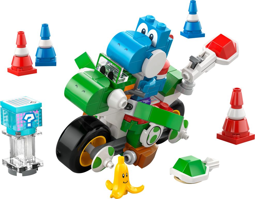 LEGO® Super Mario™ Mario Kart: Moto Yoshi componenti