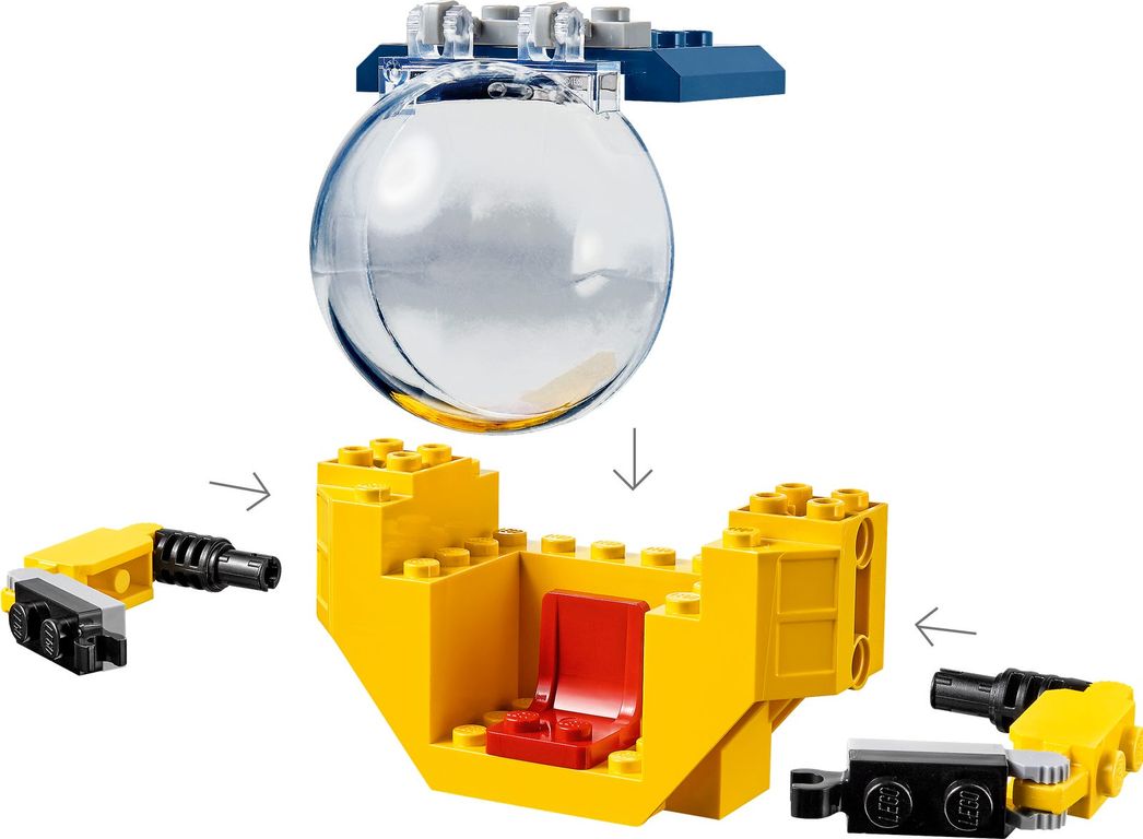 LEGO® City Oceaan Mini-Duikboot componenten