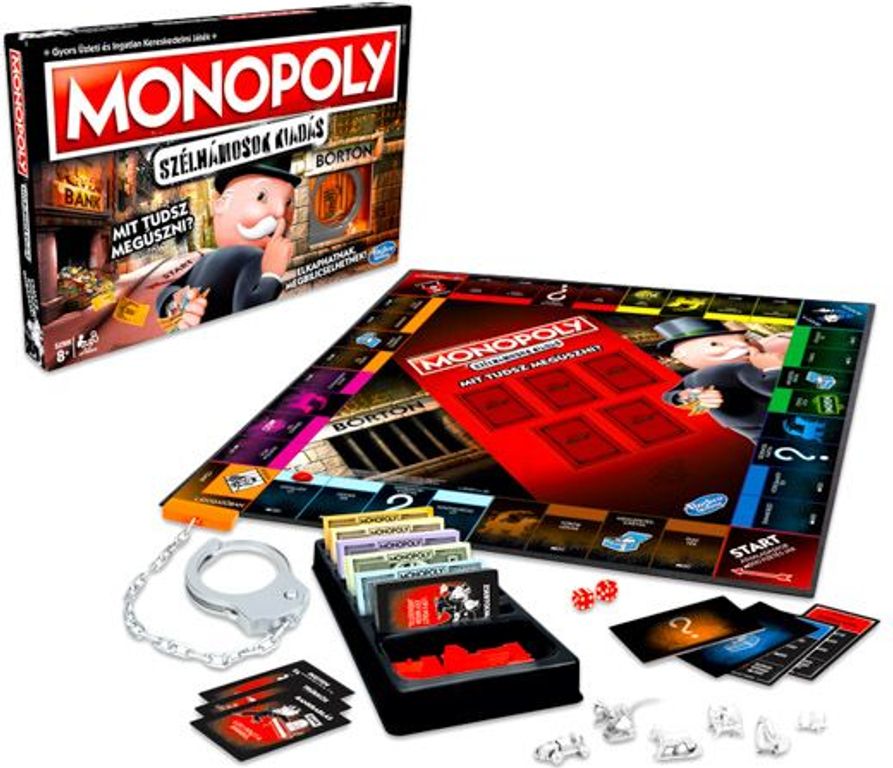 Monopoly Valsspelers Editie componenten