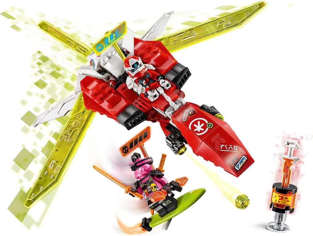 LEGO® Ninjago Kais Mech Jet spielablauf