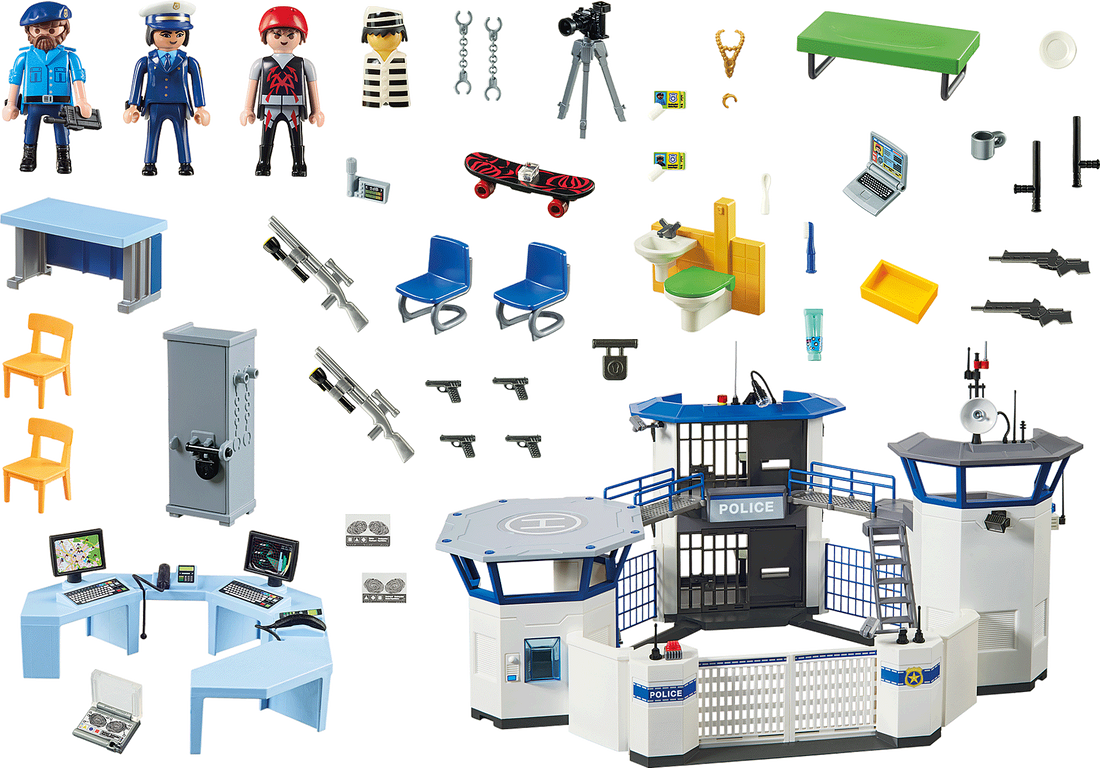 Playmobil® City Action Police Headquarters with Prison components