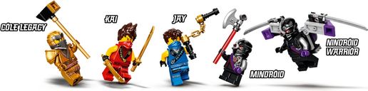 LEGO® Ninjago X-1 Ninja Charger minifigures