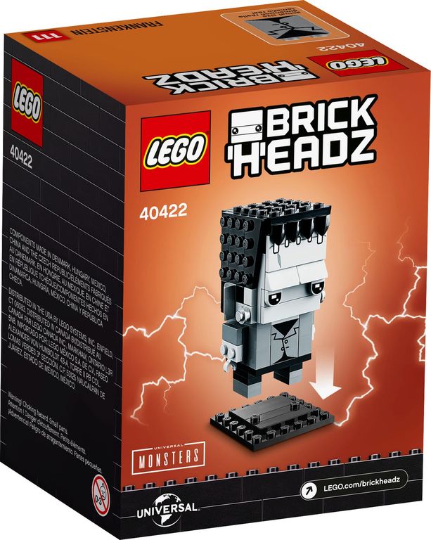 LEGO® BrickHeadz™ Frankenstein rückseite der box