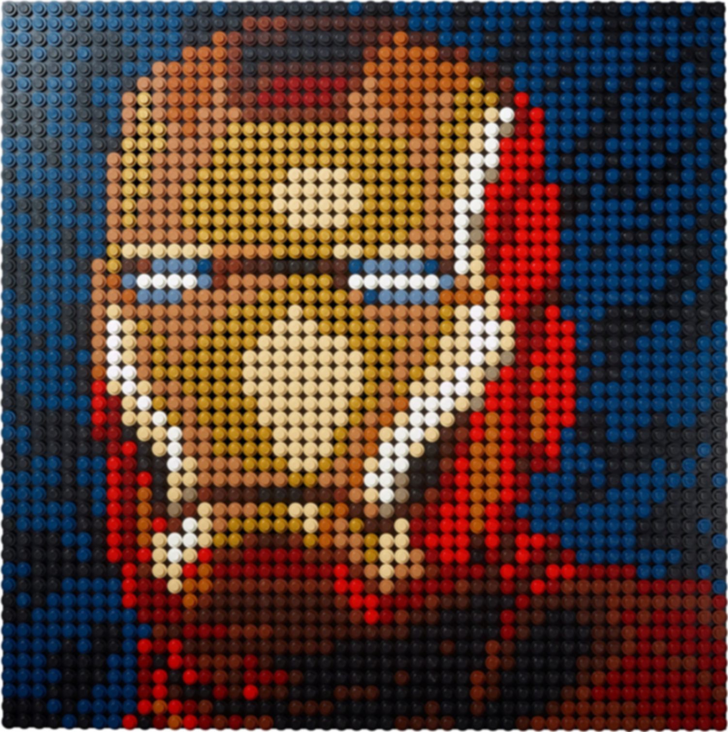 LEGO® Art Iron Man de Marvel Studios composants