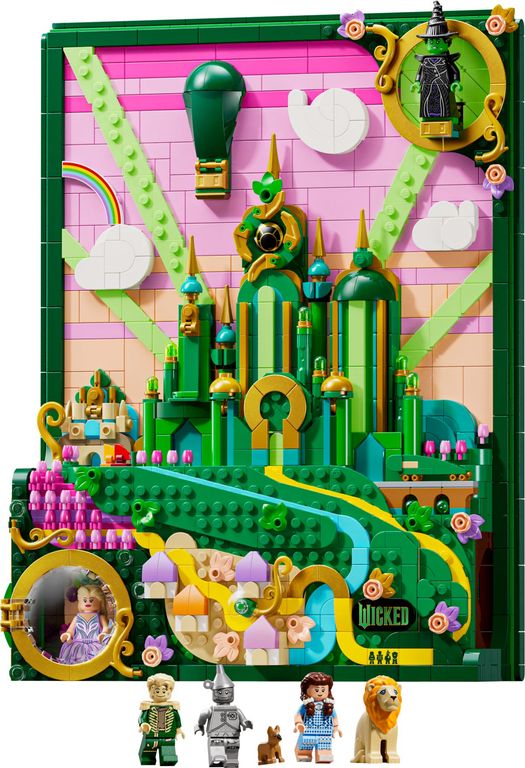 LEGO® Wicked Emerald City Wandkunst komponenten