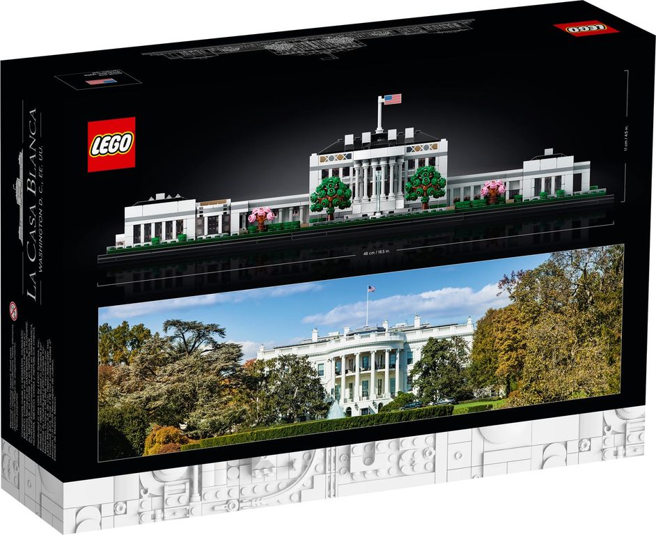 LEGO® Architecture Het Witte Huis achterkant van de doos