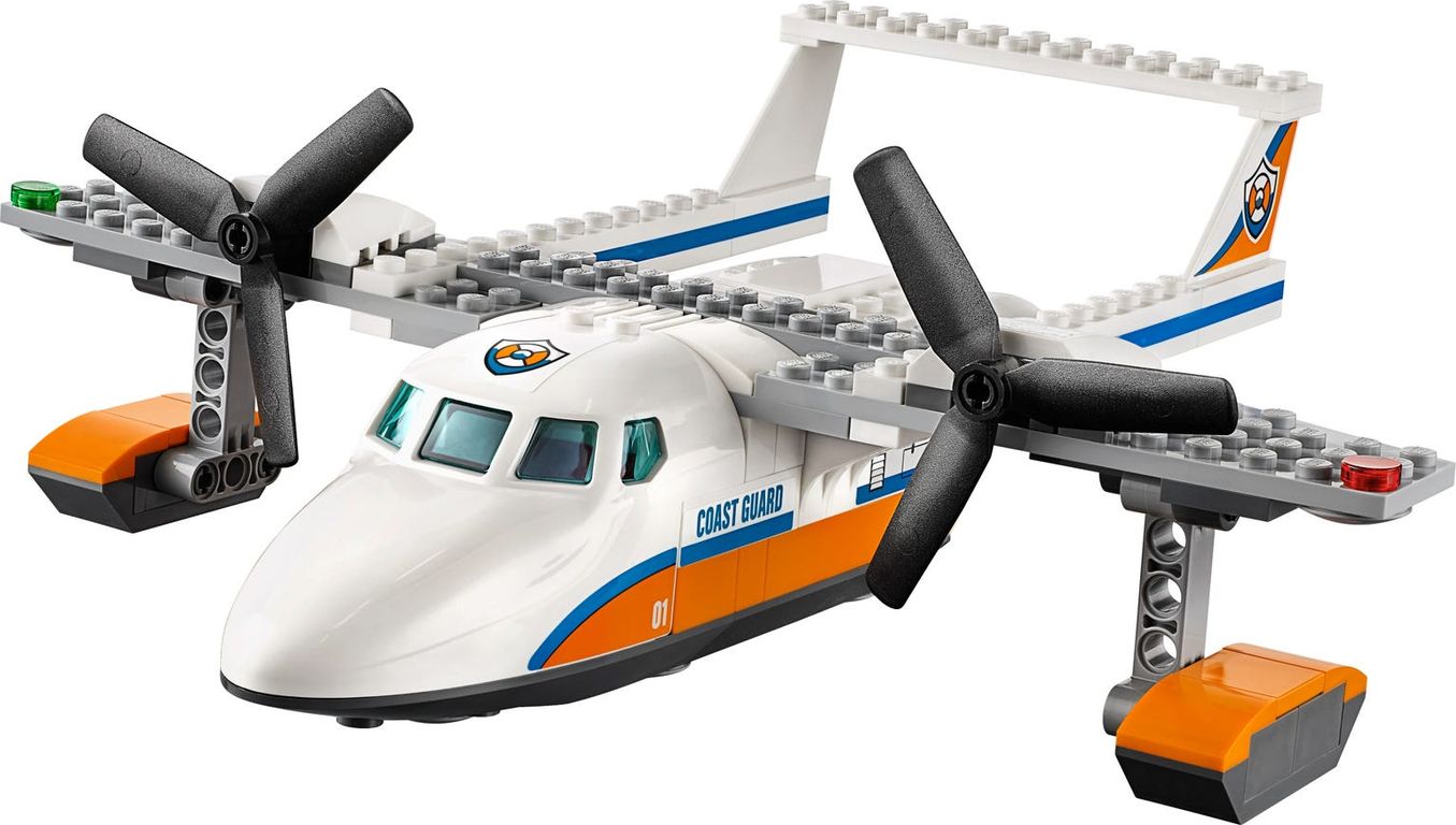 LEGO® City Sea Rescue Plane components