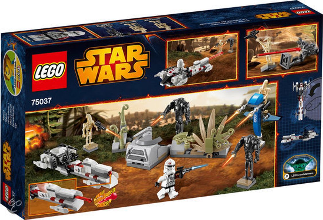 LEGO® Star Wars Battle on Saleucami parte posterior de la caja