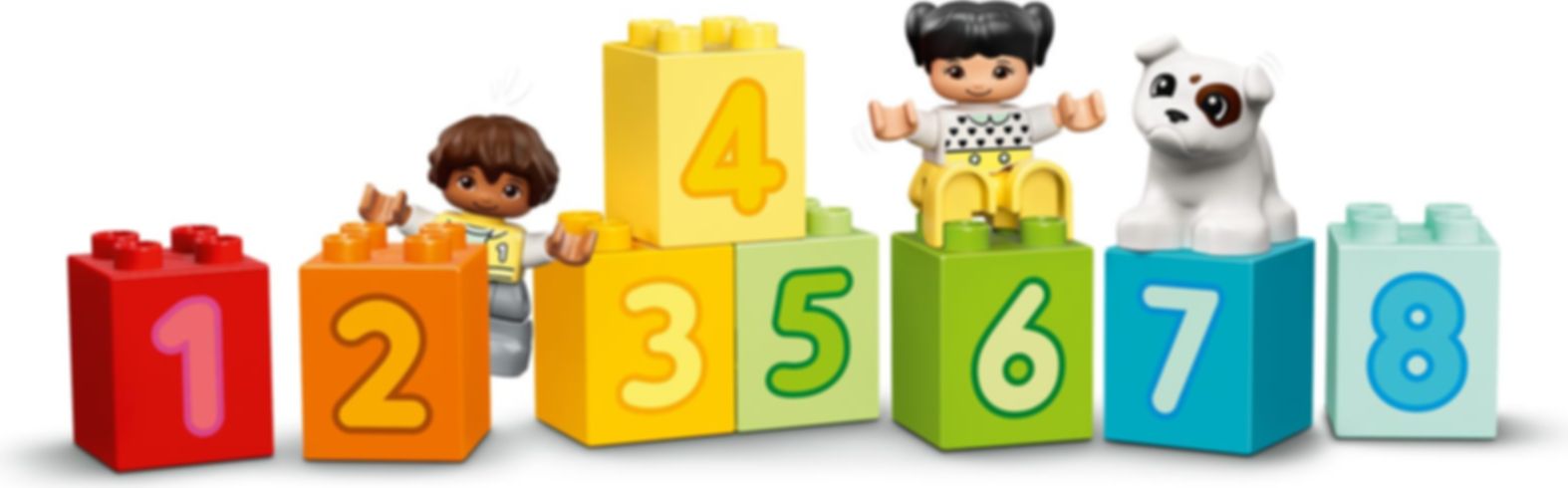 LEGO® DUPLO® Le train des chiffres - Apprendre à compter composants