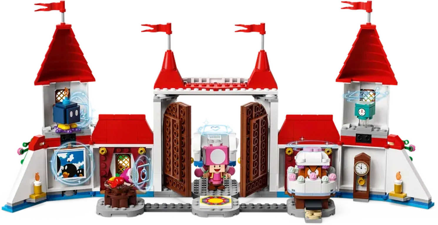 LEGO® Super Mario™ Peach’s Castle Expansion Set interior