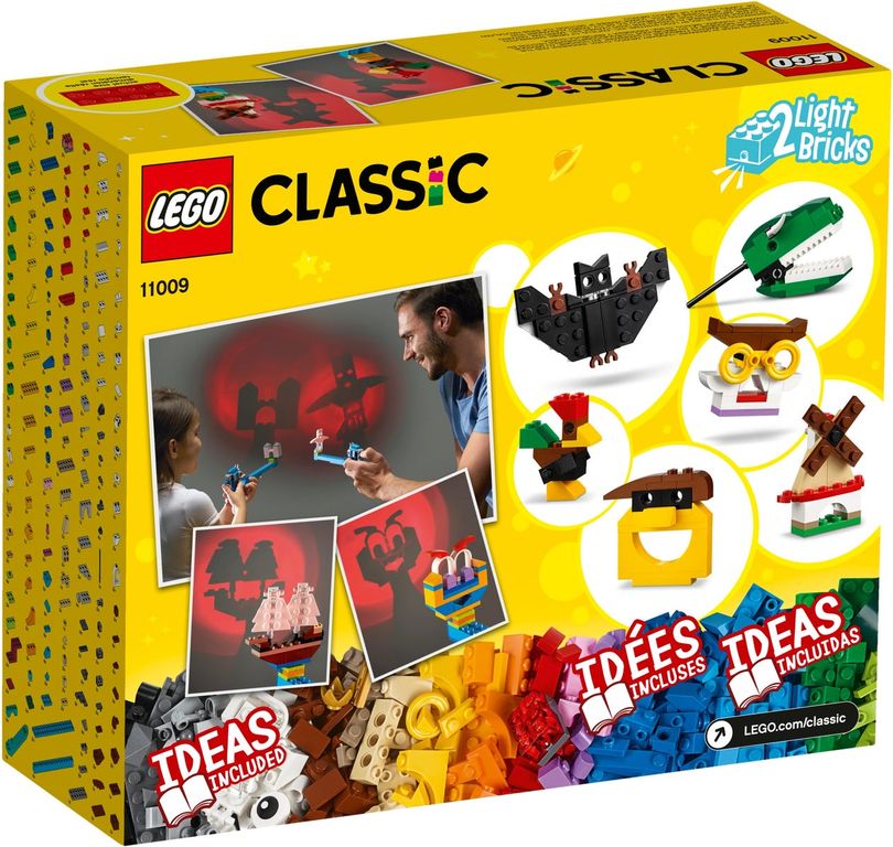 LEGO® Classic Bricks and Lights back of the box