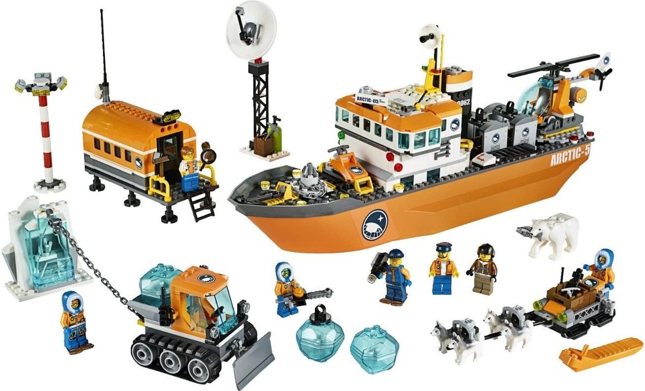 LEGO® City Arctische ijsbreker componenten