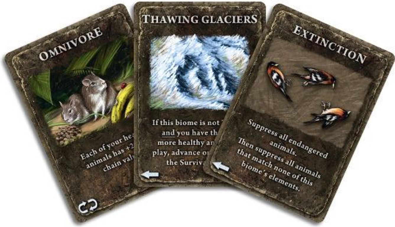 Dominant Species - The Card game kaarten