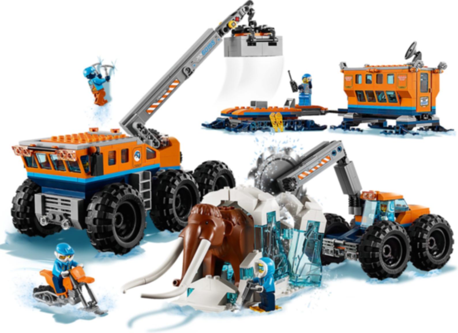 LEGO® City Ártico: Base móvil de exploración jugabilidad