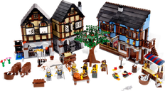 LEGO® Castle Medieval Market Village components