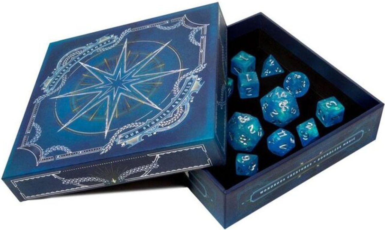 D&D Forgotten Realms Laeral Silverhand's Explorer's Kit dice