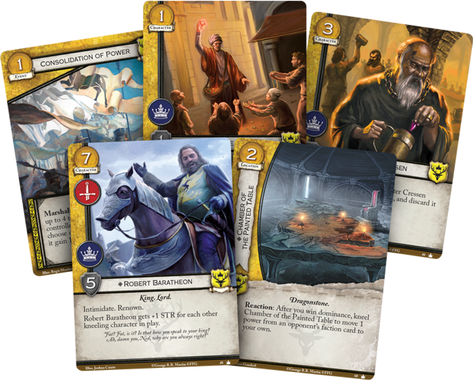 A Game of Thrones: The Card Game (Second Edition) cards