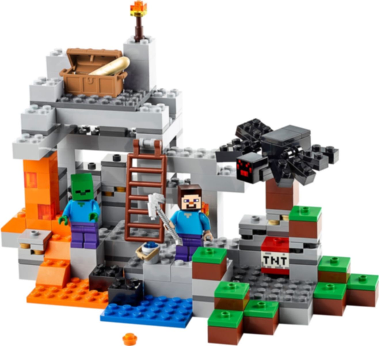 LEGO® Minecraft The Cave components