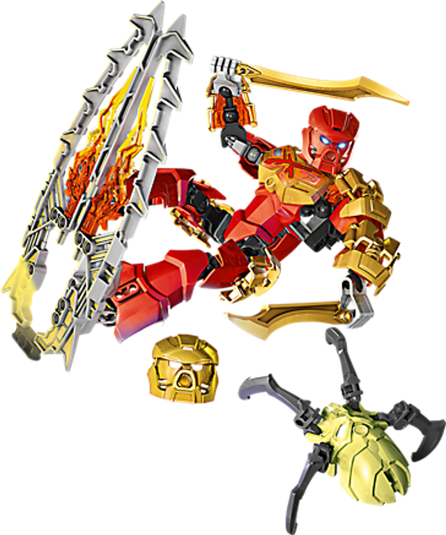 LEGO® Bionicle Tahu – Master of Fire components