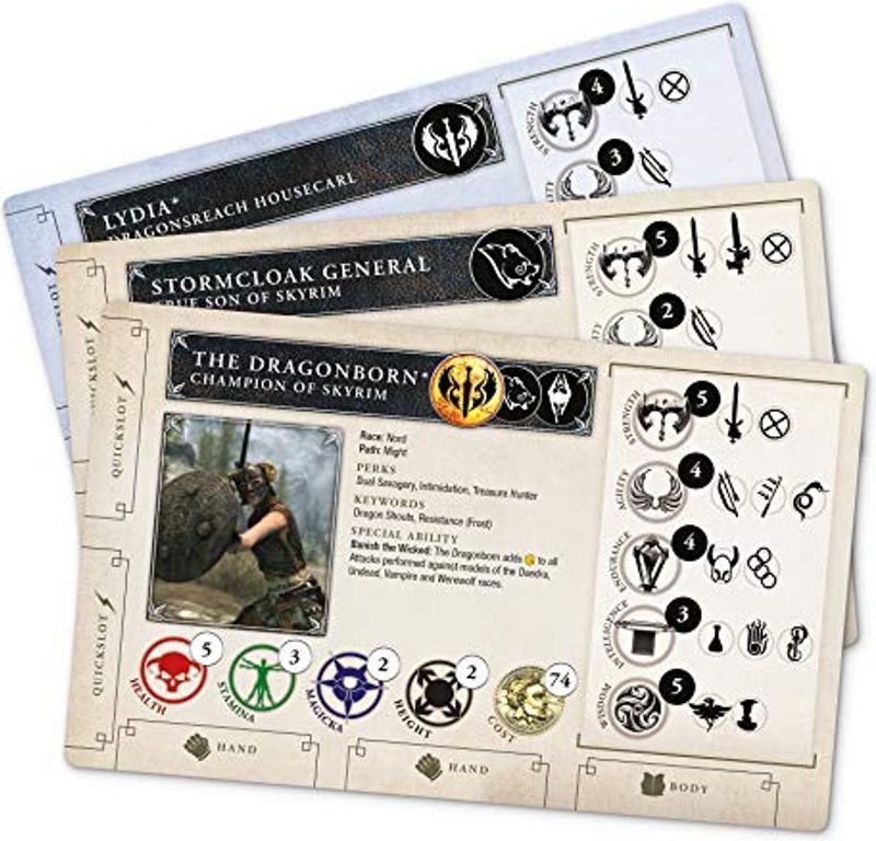 The Elder Scrolls: Call to Arms – Civil War: Chapter 1 Card Pack cards