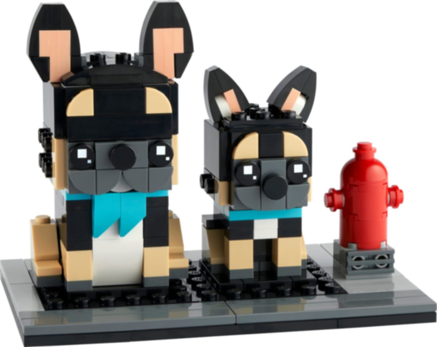 LEGO® BrickHeadz™ Pets - French Bulldog components