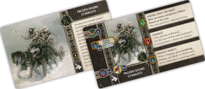 A Song of Ice & Fire: Tabletop Miniatures Game – Frozen Shores Chariots cartes