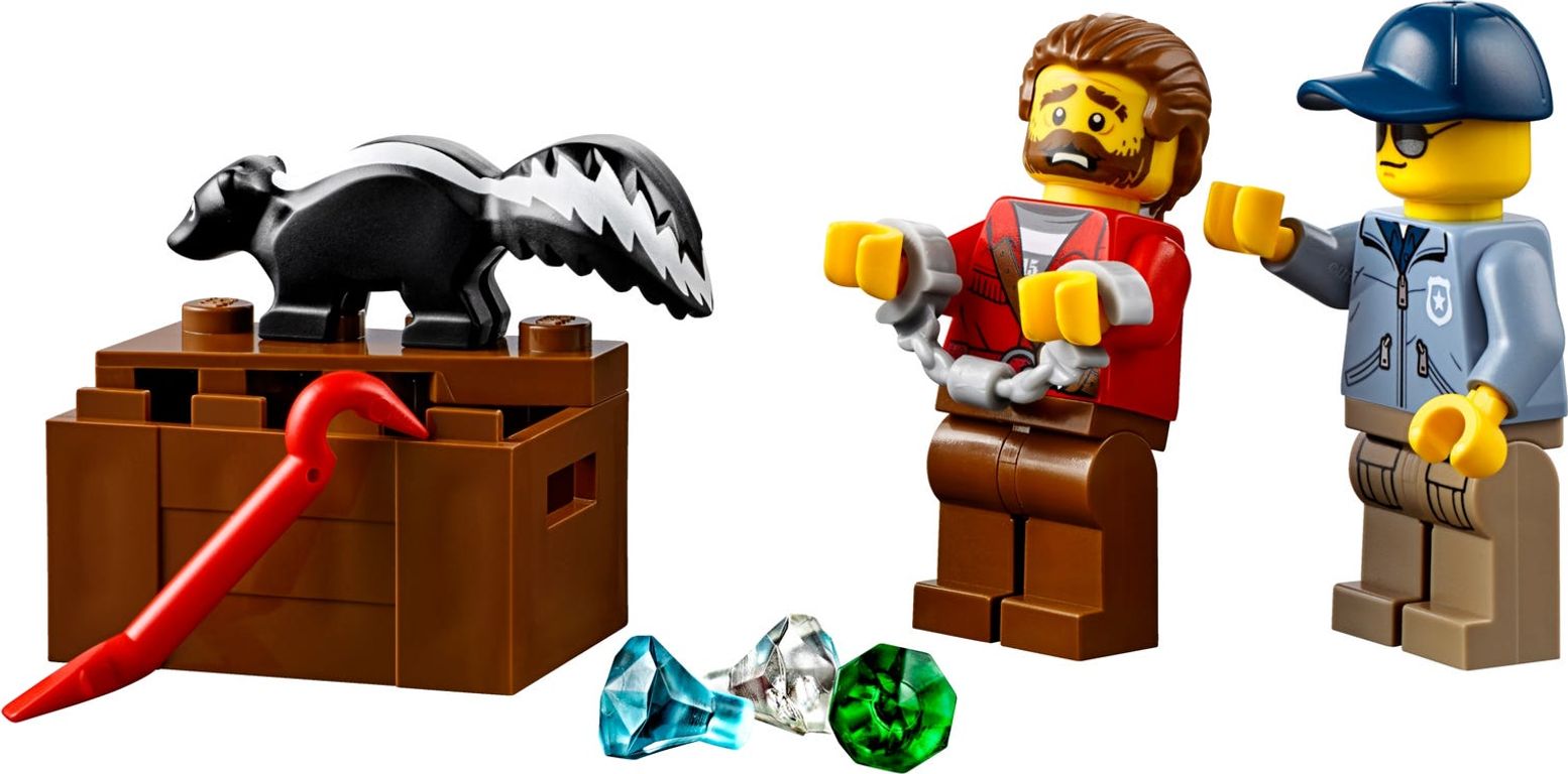 LEGO® City Wilde rivierontsnapping minifiguren