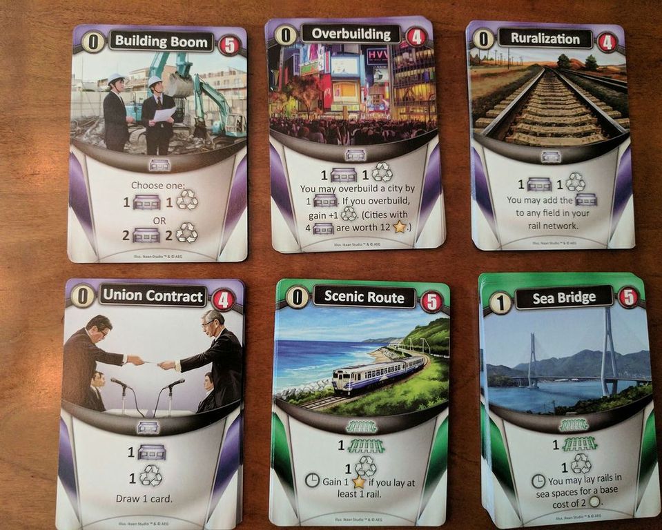 Trains: Coastal Tides cards