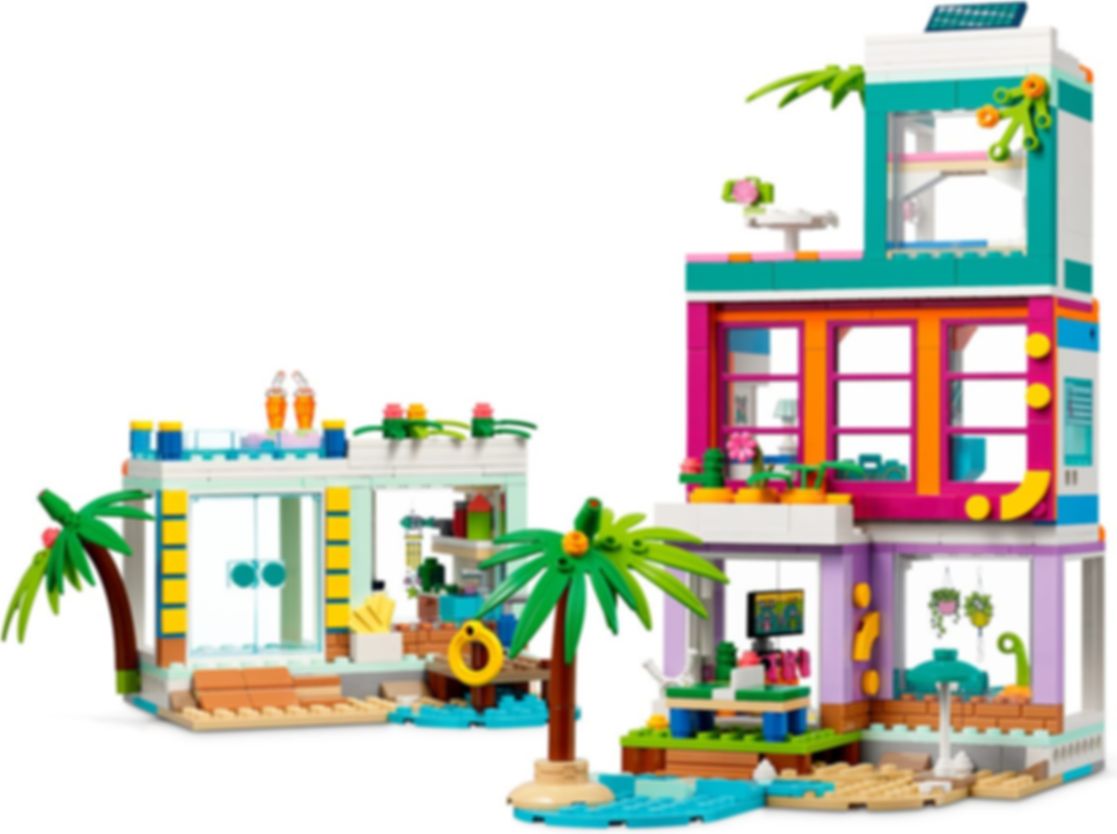 LEGO® Friends Casa delle vacanze sulla spiaggia componenti