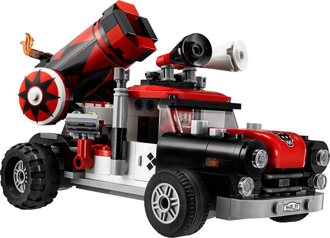 LEGO® Batman Movie Harley Quinn™ Cannonball Attack components