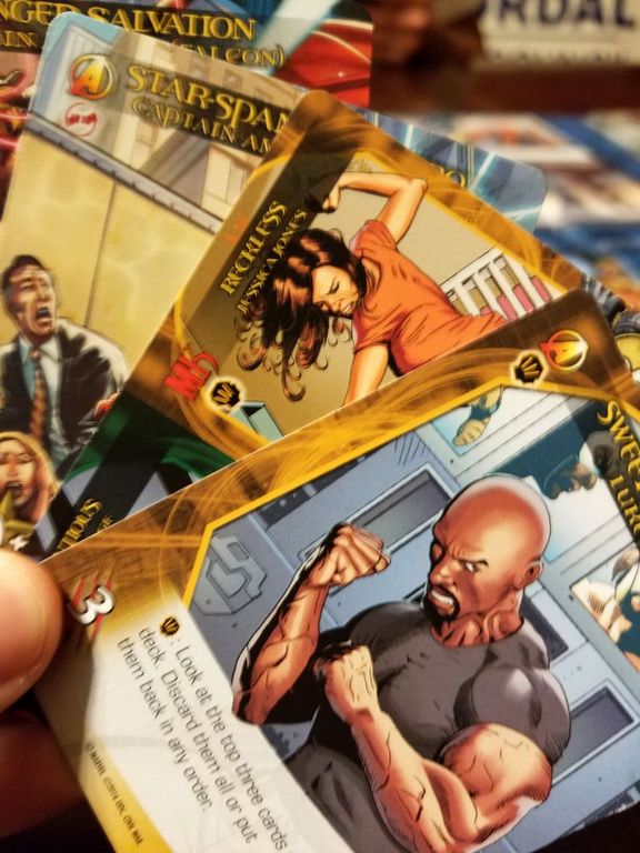 Legendary: Marvel Deck Building Game - Civil War cards