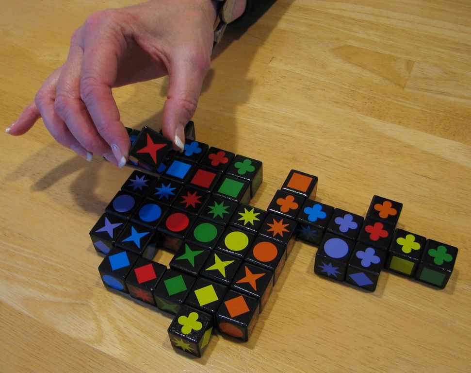 Qwirkle Cubes speelwijze