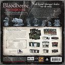 Bloodborne: The Board Game – Forbidden Woods parte posterior de la caja