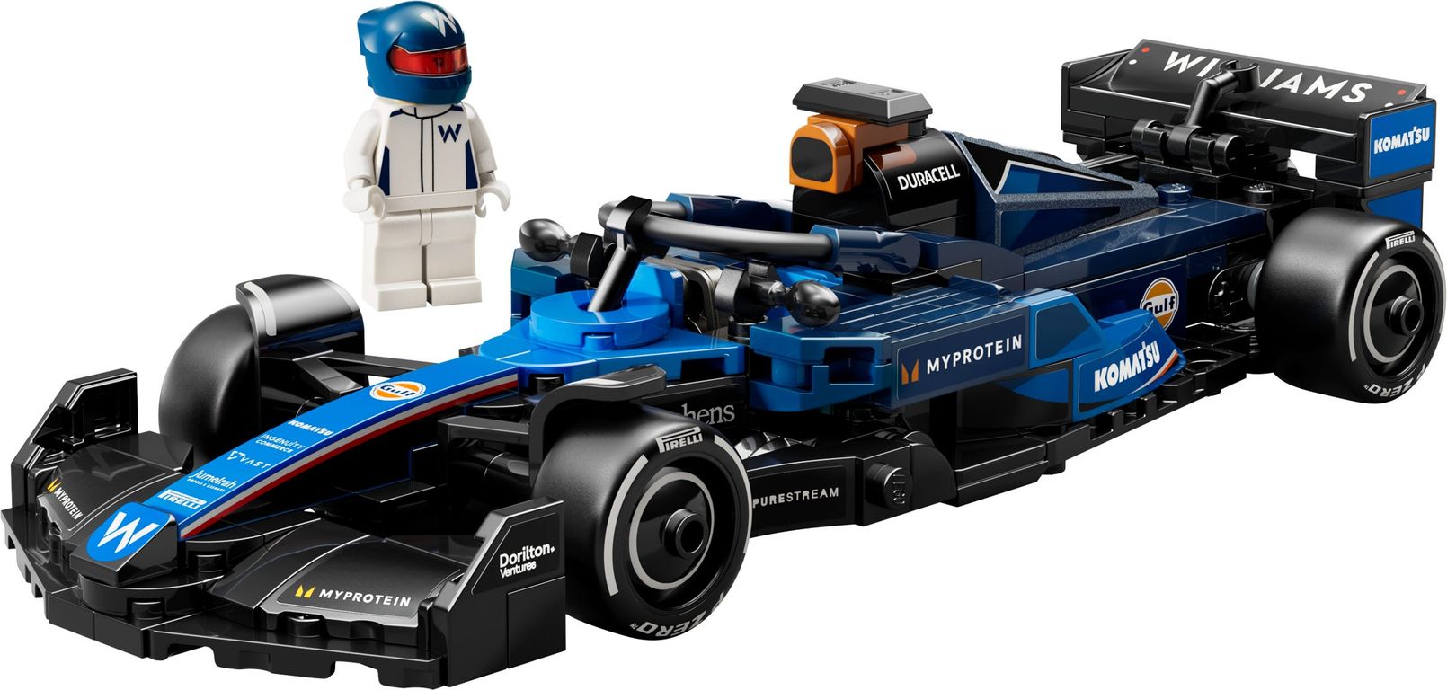 LEGO® Speed Champions Williams Racing FW46 F1 racewagen componenten