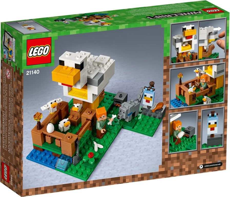 LEGO® Minecraft The Chicken Coop back of the box