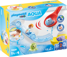 Playmobil® 1.2.3 Water Slide with Sea Animals