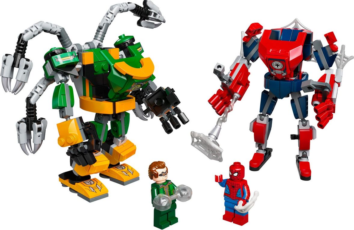 LEGO® Marvel Spider-Man & Doctor Octopus Mech Battle components