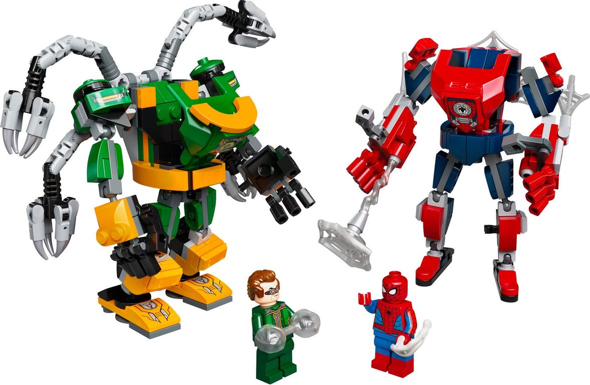 LEGO® Marvel Battaglia con mech: Spider-Man e Dottor Octopus componenti