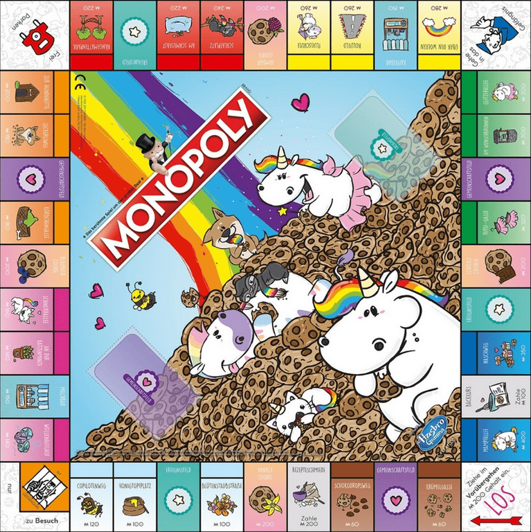 Monopoly: Pummeleinhorn plateau de jeu