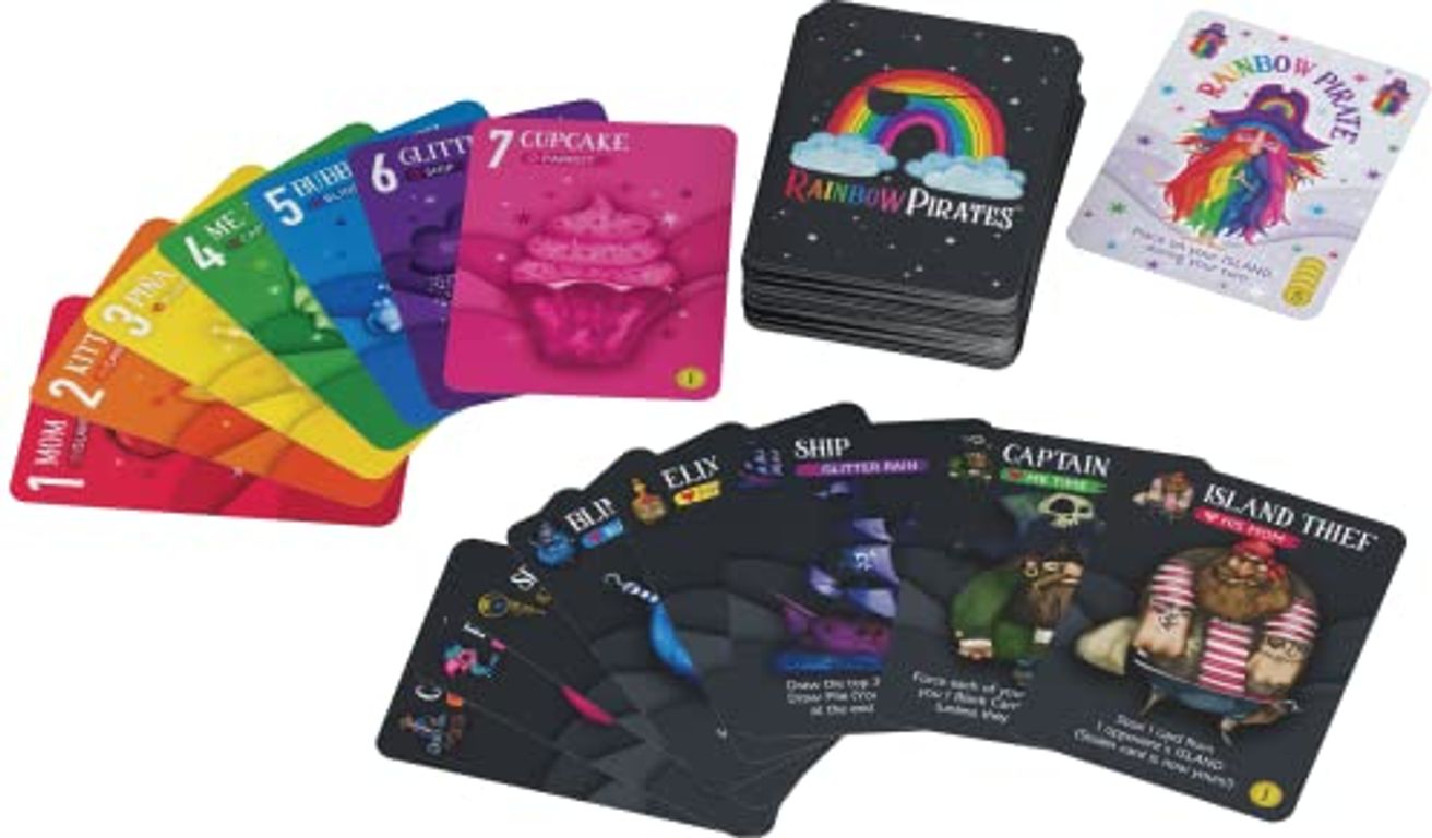 Rainbow Pirates kaarten