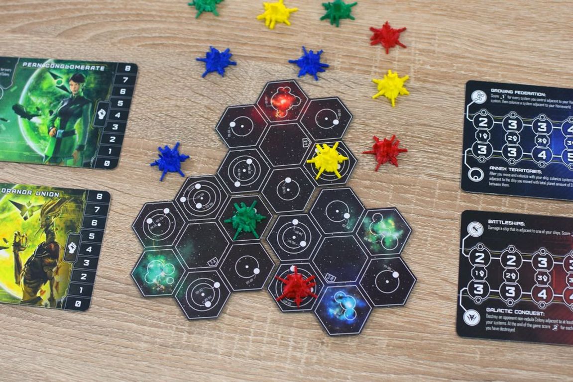 Small Star Empires: The Galactic Divide components