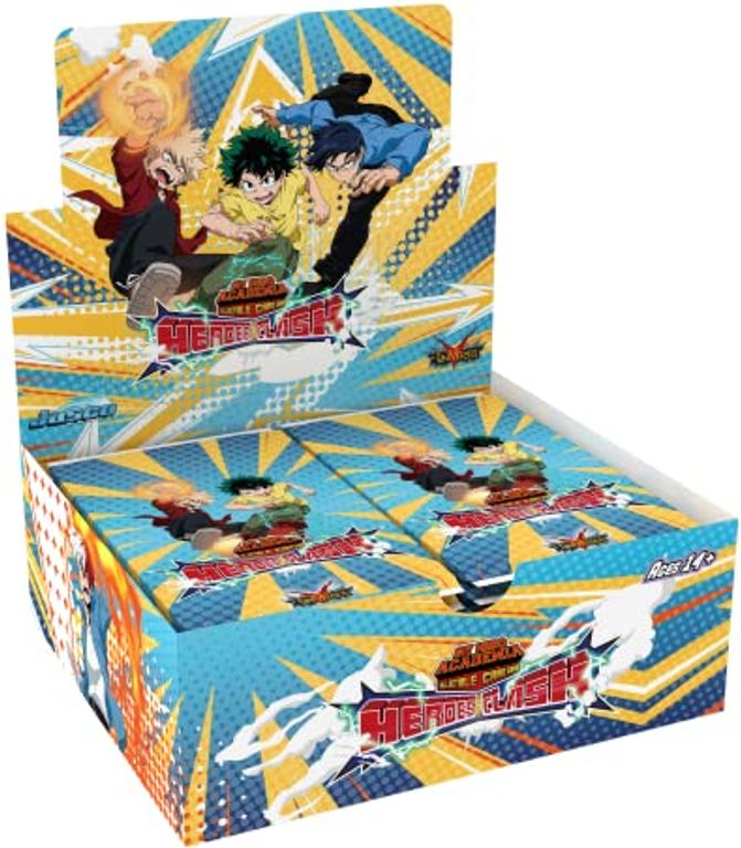 My Hero Academia CCG: Heroes Clash Booster Display box