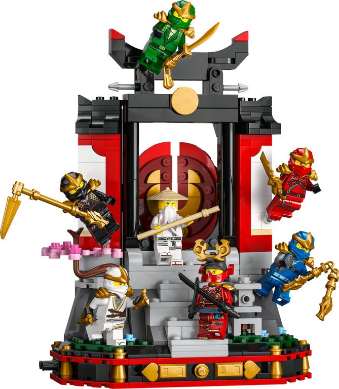 LEGO® Ninjago Ninja Character Display 15th Anniversary components