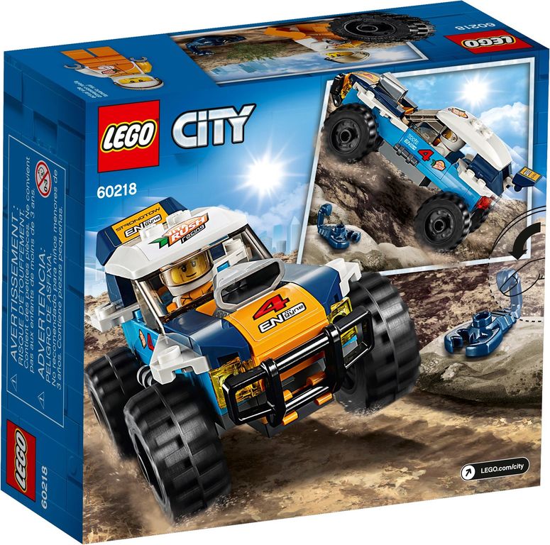 LEGO® City Desert Rally Racer back of the box